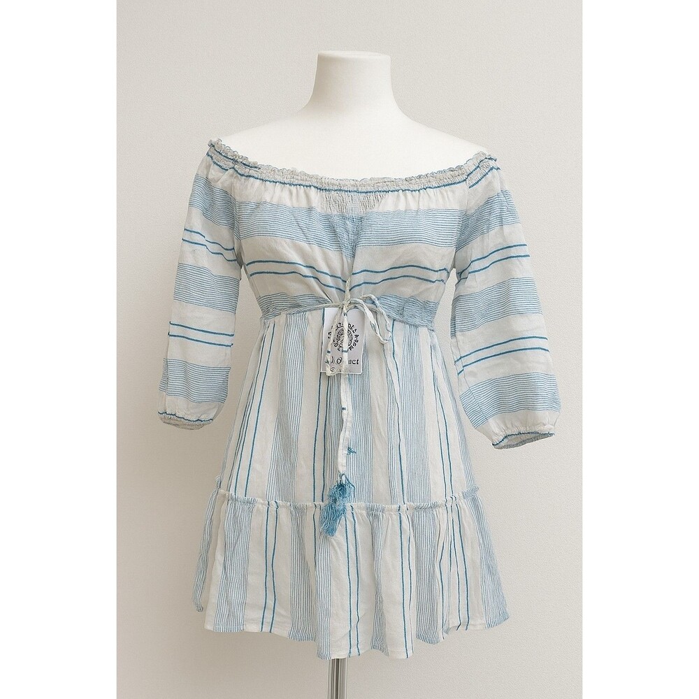 BLUE ISLAND Beach Dress 100% Cotton Size S New with Tags